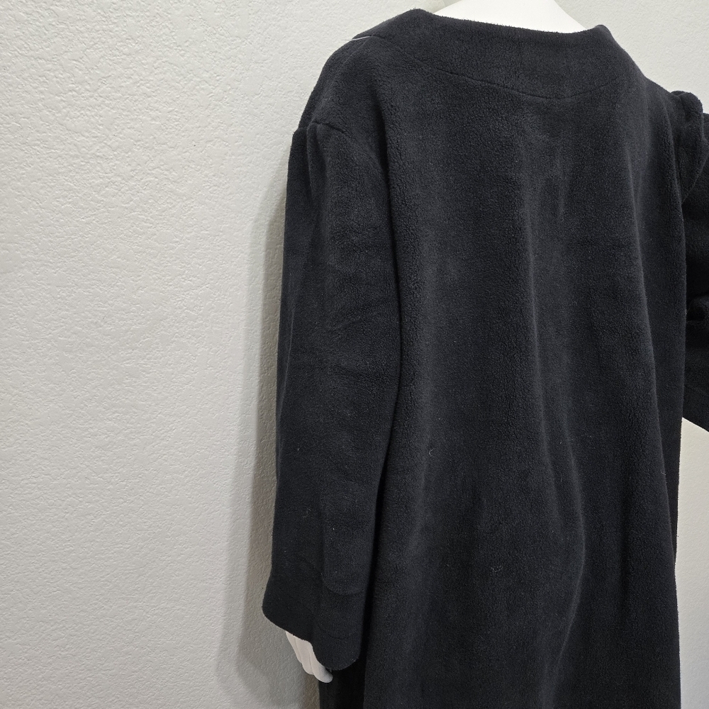 Blue Fish Black Button-Up Coat Size XL - Picture 2 of 14